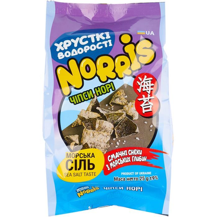 Чипсы Norris норы с солью 25 г (2950001)