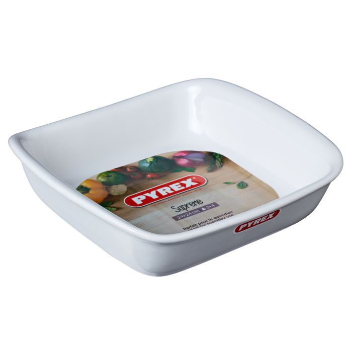 Форма для выпечки Pyrex Supreme white квадратна 24 х 24 см (SU24SR1/7246) изображение 2