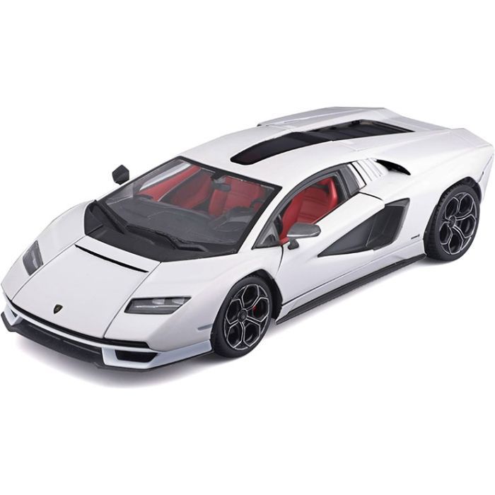 Машина Bburago Lamborghini Countach LPI 800-4 (белая, 1:24) (18-21102)