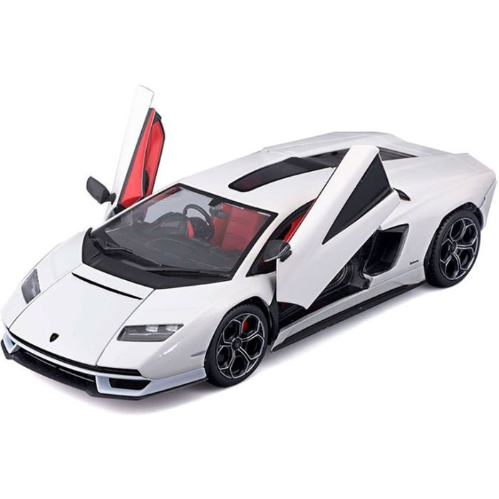 Машина Bburago Lamborghini Countach LPI 800-4 (белая, 1:24) (18-21102) изображение 4