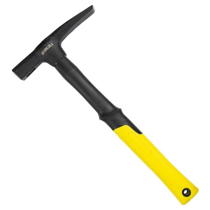 Молоток Sigma каменщика с киркой 450г фиберглассовая ручка (4313011)