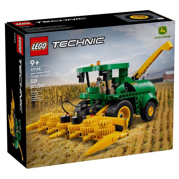 Конструктор LEGO Technic Кормоуборочный комбайн John Deere 9700 559 деталей (42168)