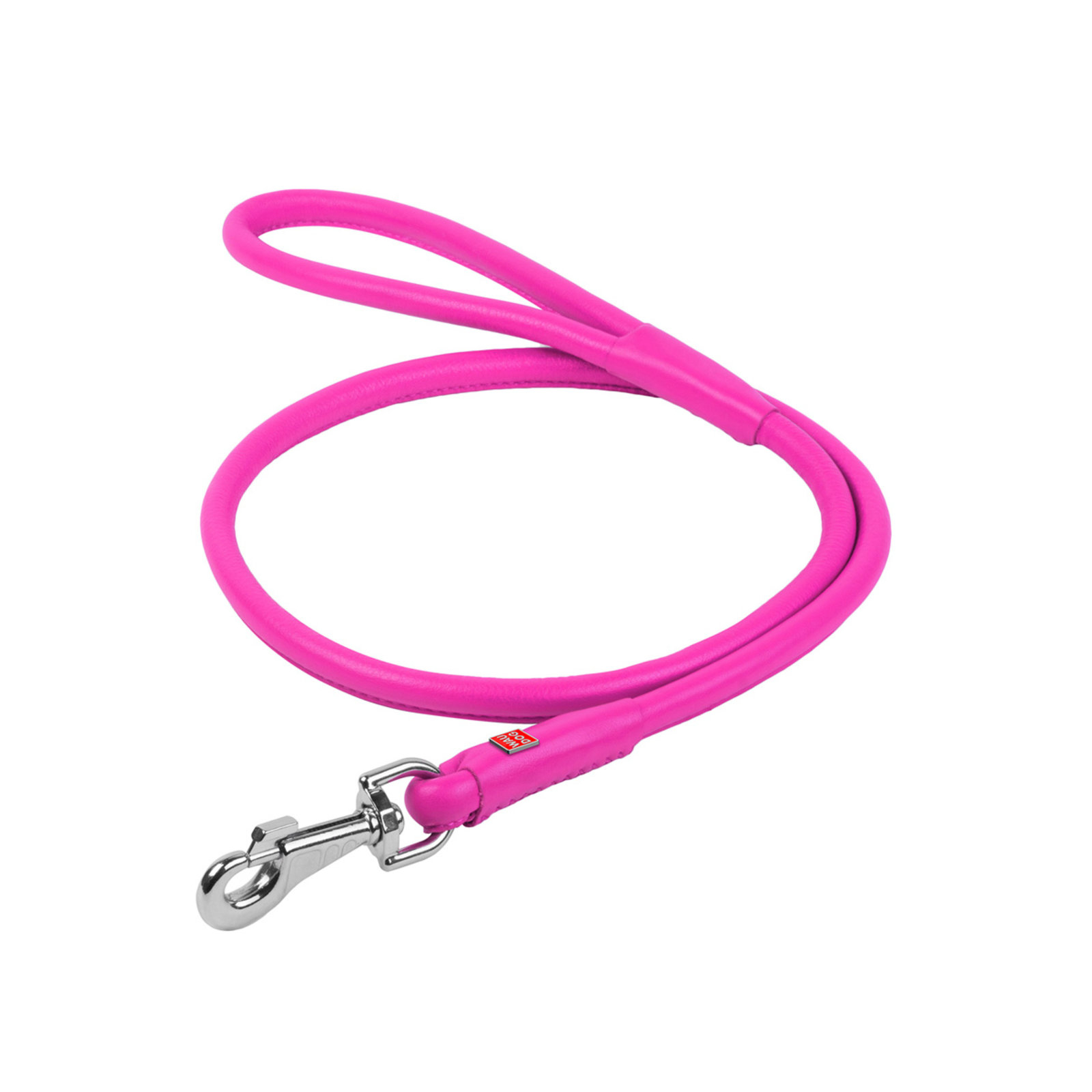 Повідок для собак WAUDOG Glamour круглий S-M Д 10 мм Д 122 см рожевий (33787)