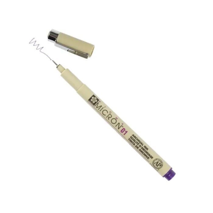Лайнер Sakura Pigma Micron (0.1) 0,25 мм Сірий (084511333666) зображення 2