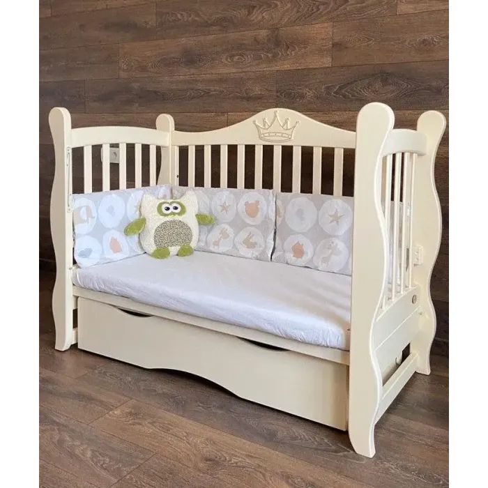 Кроватка Angelo Angelo LUX- 10 (белый) 120х60 (11028) изображение 5