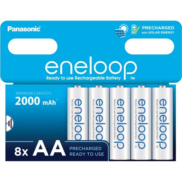 Аккумулятор Panasonic Eneloop AA 2000mAh NI-MH * 8 (BK-3MCDE/8HH)