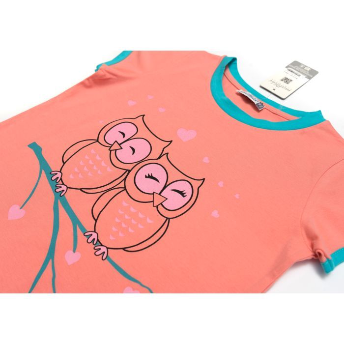Піжама дитяча Matilda з совушками (11590-2-98G-peach) зображення 4