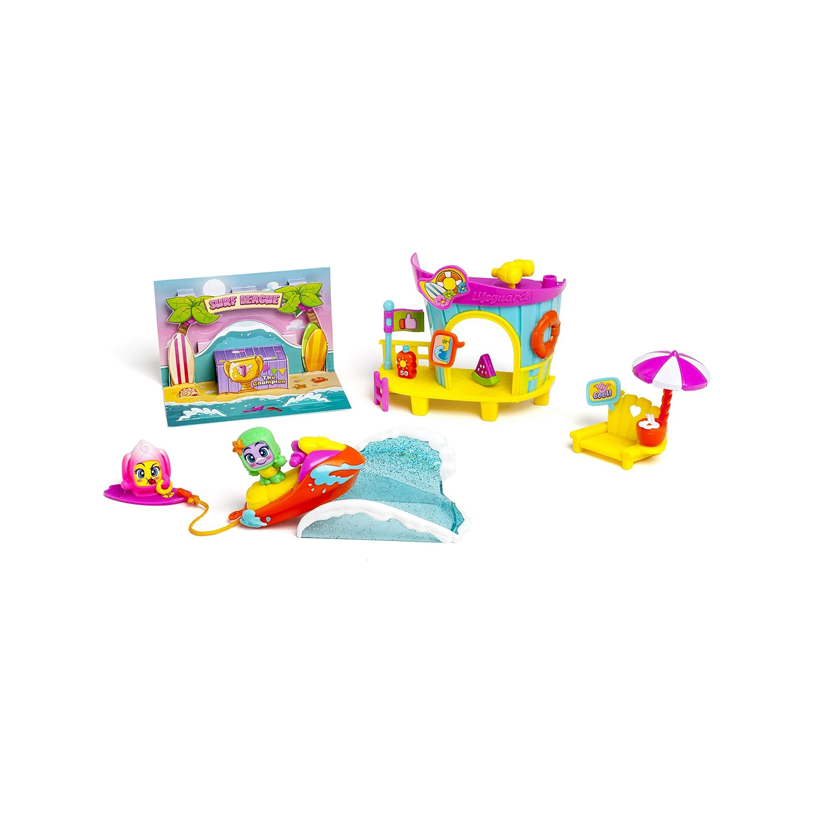 Игровой набор Moji Pops Солнечный пляж 2 фигурки + аксессуары (PMPSB216IN70) изображение 2