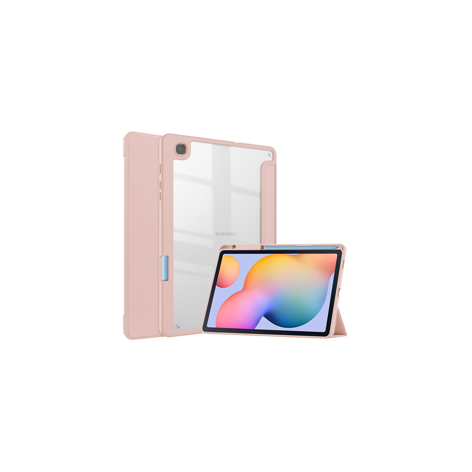 Чехол для планшета BeCover Soft Edge Stylus Mount Samsung Tab S6 Lite (2024) 10.4" P620/P625/P627 Rose Gold (710840) изображение 2