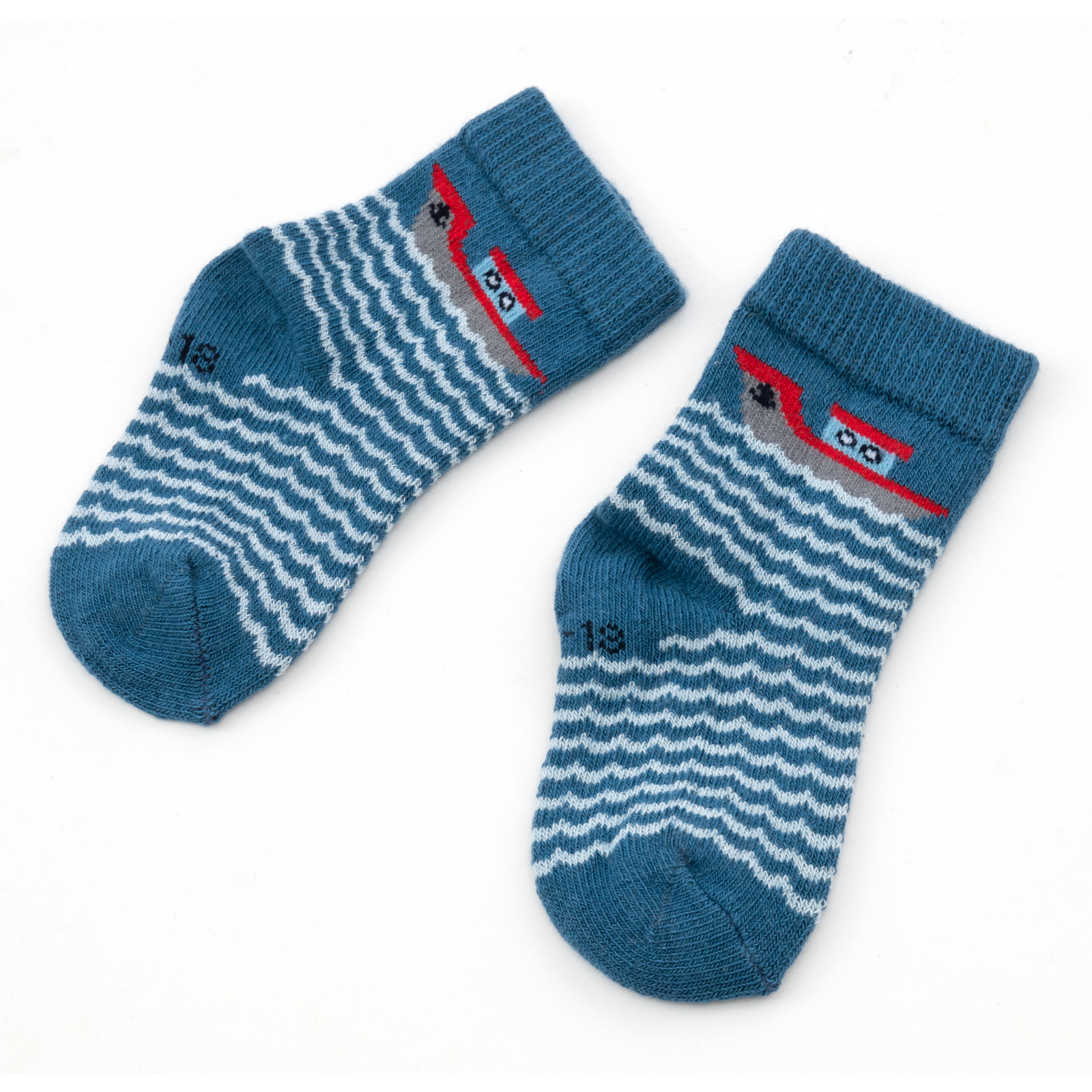 Шкарпетки дитячі UCS Socks з корабликом (M0C0101-0816-1B-darkblue) зображення 3
