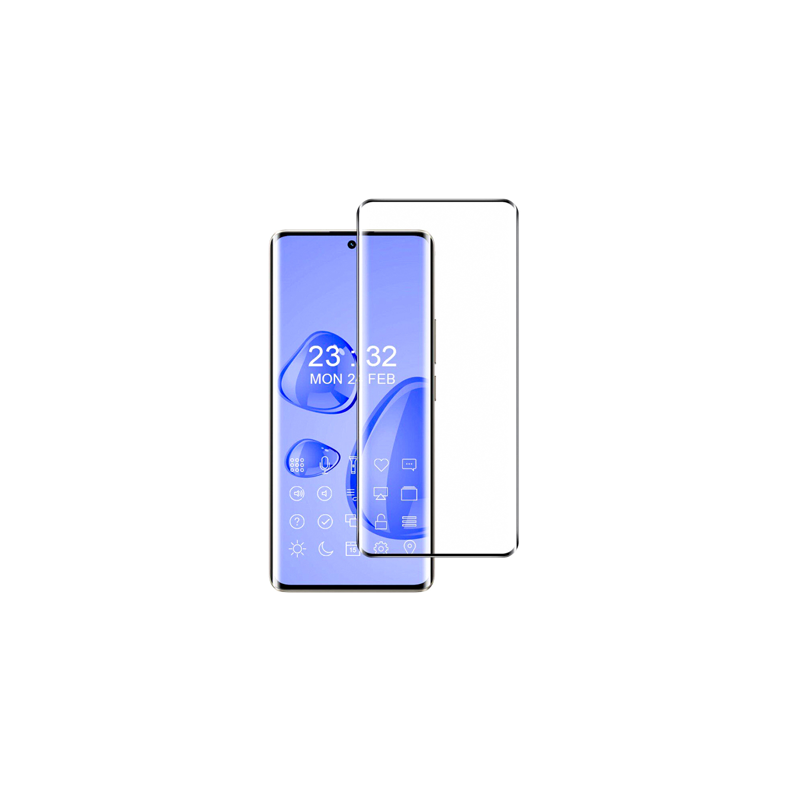 Стекло защитное PowerPlant 3D OnePlus Ace 2 (GL603432)