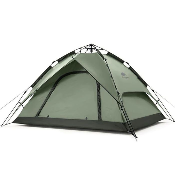 Палатка Naturehike тримісний автоматичний NH21ZP008 темно-зелений (6976023922336)