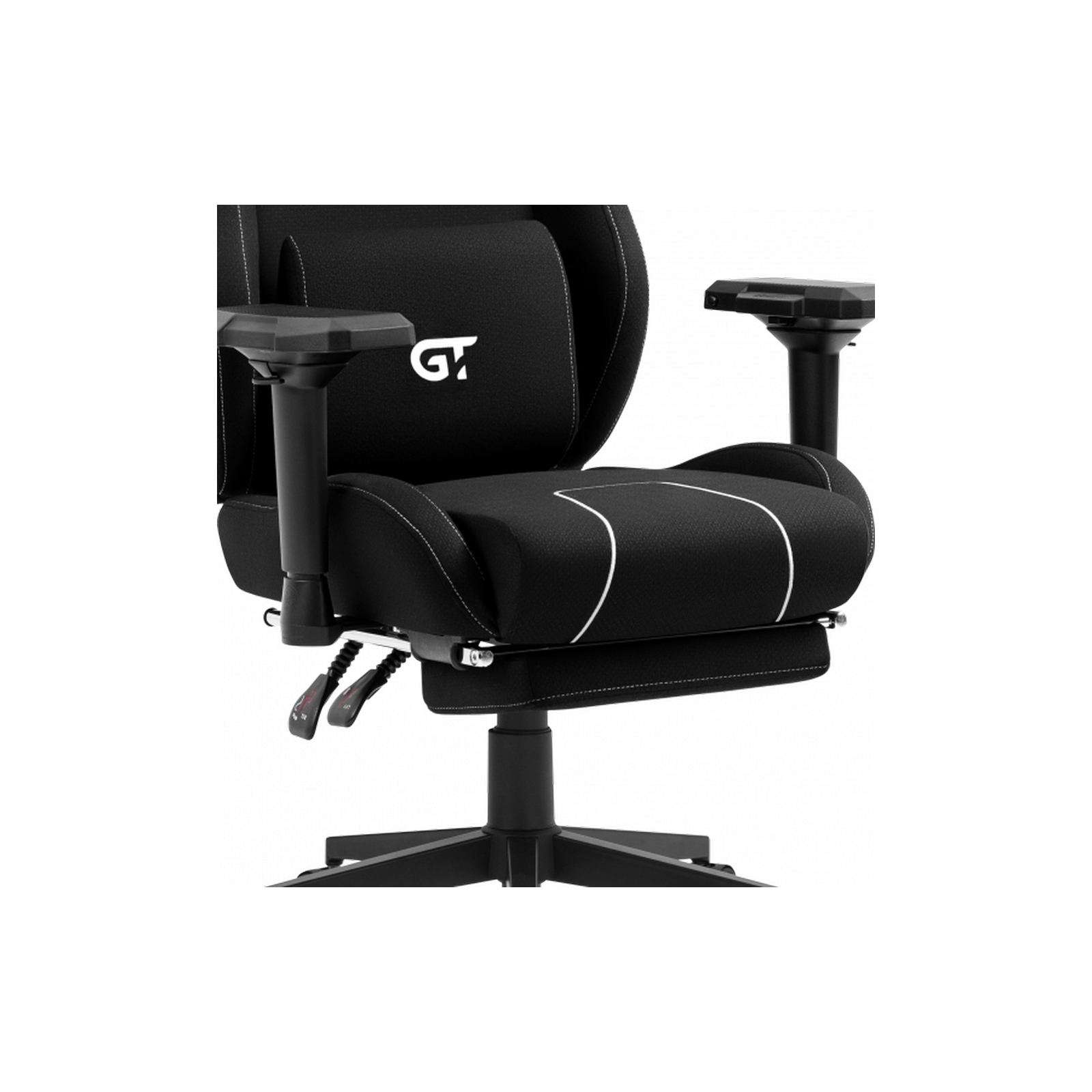 Кресло игровое GT Racer X-2305 Black (X-2305 Fabric Black) изображение 8