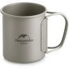 Чашка туристическая Naturehike NH20CJ005 титанова з ручкою 200 мл (6927595745762) изображение 3