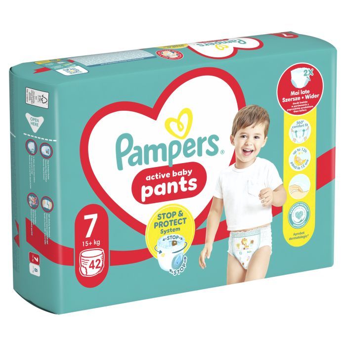 Подгузники Pampers Pants Giant Plus Размер 7 (17+ кг) 42 шт (8700216341639) изображение 2