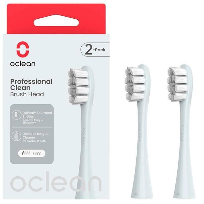 Насадка для зубної щітки Oclean P1C9 Brush Head Silver 2шт (6970810554038)