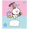 Зошит Yes Line Friends. Sweetieland 12 аркушів коса лінія (766935) зображення 2