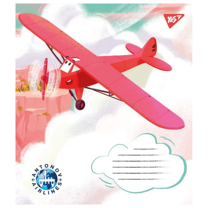 Тетрадь Yes Антонов 12 листов линия (767429) изображение 5