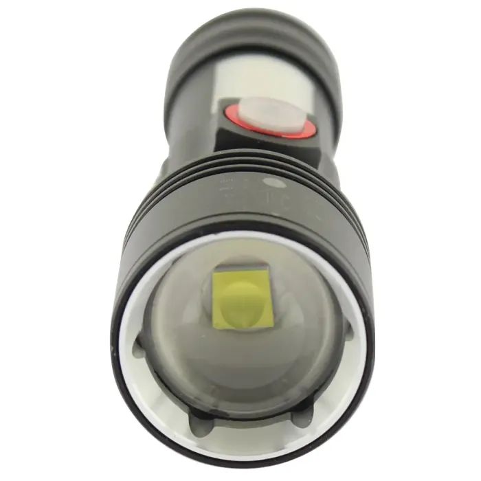 Фонарь Quantum Adept 10W LED zoom +COB з USB (QM-FL1031) изображение 4