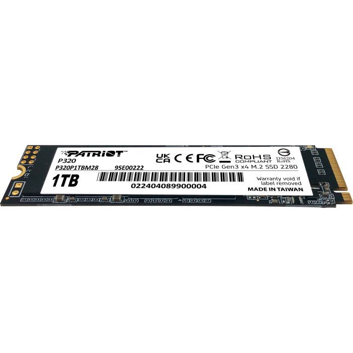Накопичувач SSD M.2 2280 1TB Patriot (P320P1TBM28) зображення 4