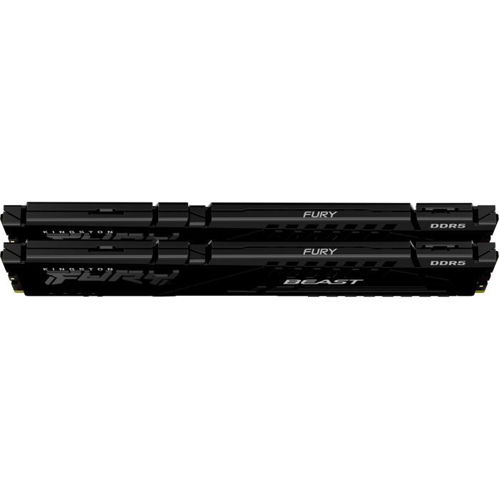 Модуль пам'яті для комп'ютера DDR5 32GB (2x16GB) 6800 MHz Beast Black Kingston Fury (ex.HyperX) (KF568C34BBK2-32) зображення 3