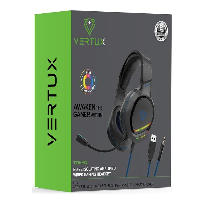 Наушники Vertux Tokyo 7.1 Mini Jack 3.5мм Blue (tokyo.blue) изображение 2