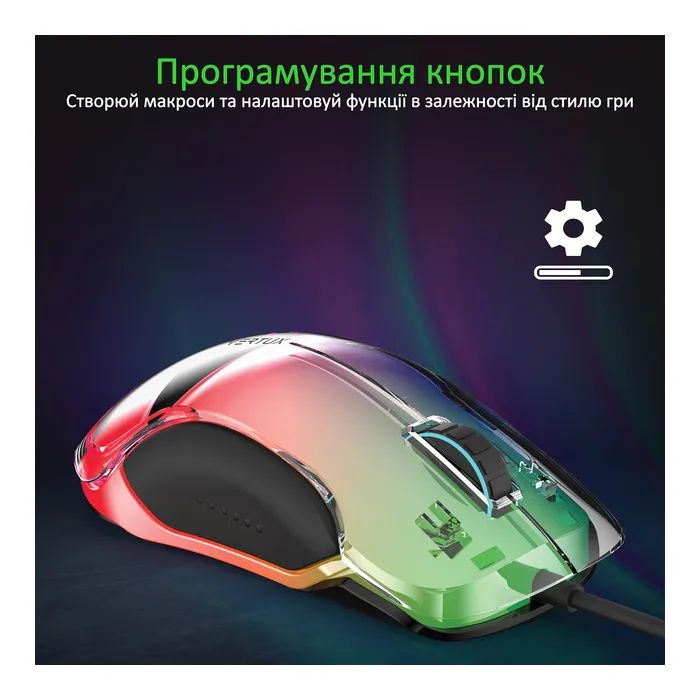 Мишка Vertux Phoenix USB Black (phoenix.black) зображення 5