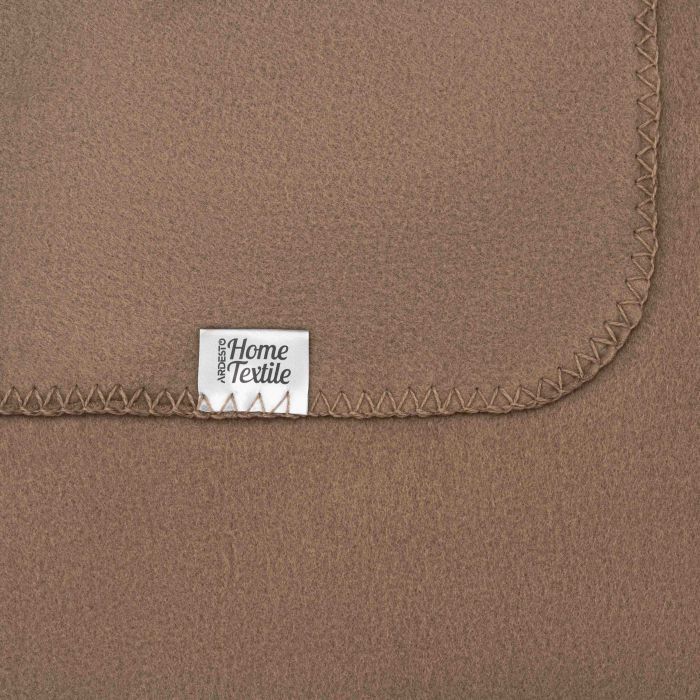 Плед Ardesto Fleece 100% поліестер 130x160см клітинка, бежевий (ART0711PB) зображення 5