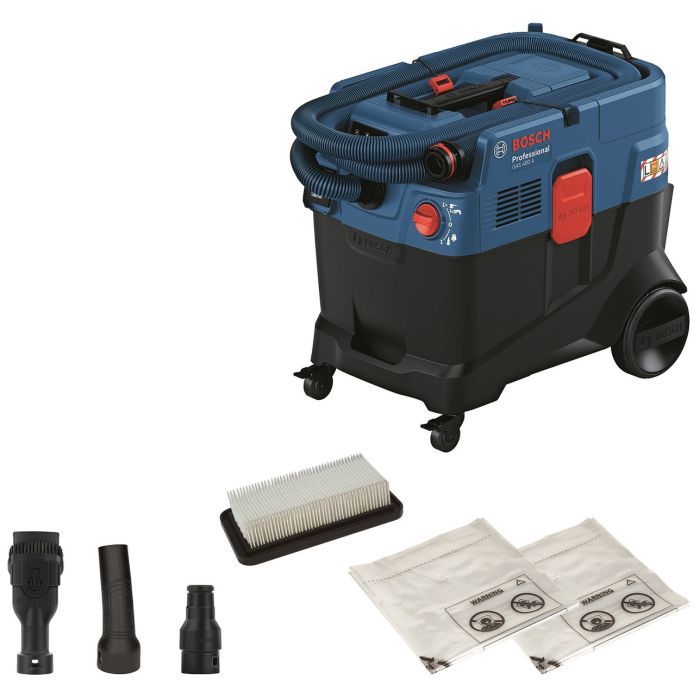 Пылесос строительный Bosch GAS 400 A, 1200Вт, 240мБар, 40л, 14кг (0.601.9M0.020)