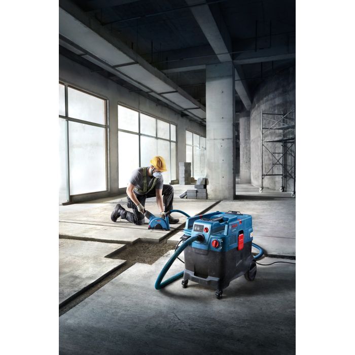 Пылесос строительный Bosch GAS 400 A, 1200Вт, 240мБар, 40л, 14кг (0.601.9M0.020) изображение 5