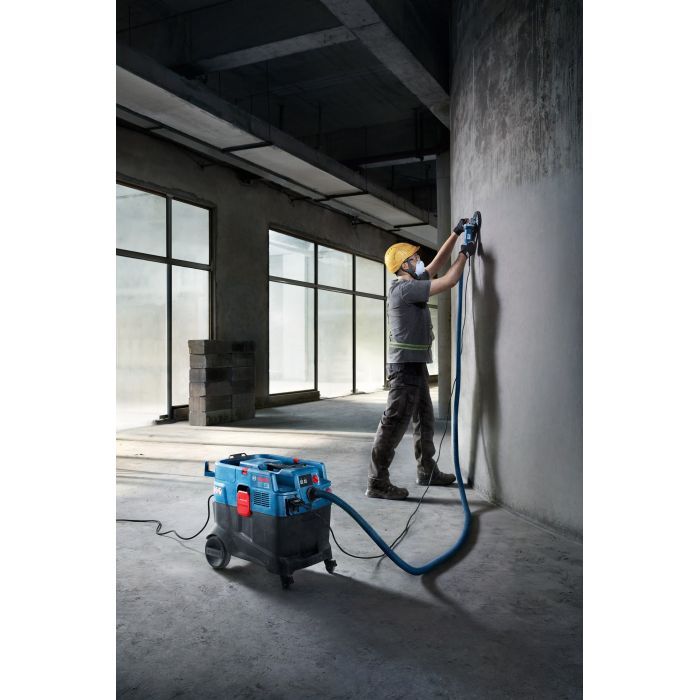 Пылесос строительный Bosch GAS 400 A, 1200Вт, 240мБар, 40л, 14кг (0.601.9M0.020) изображение 7