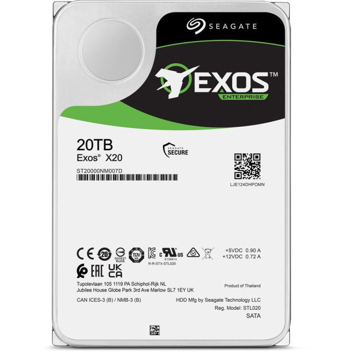 Жорсткий диск SAS 3.5" 20TB Seagate (ST20000NM007H) зображення 2