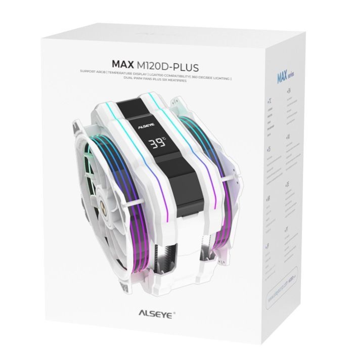 Кулер для процессора Alseye M120D-W-Plus II (AS.01.01.0043) изображение 8