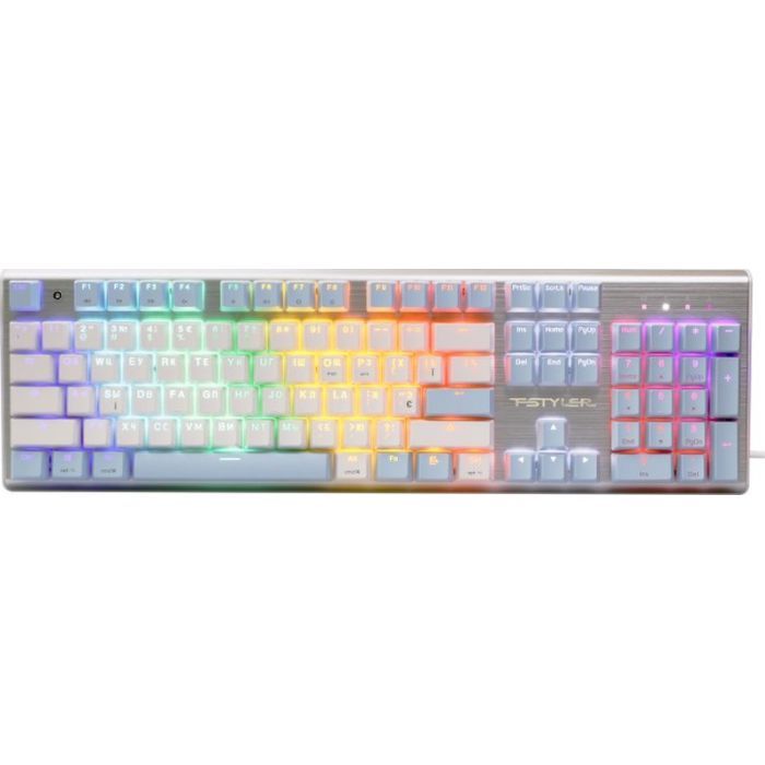Клавиатура A4Tech FS100 RGB FS Switch USB Icy Blue (4711422004069)