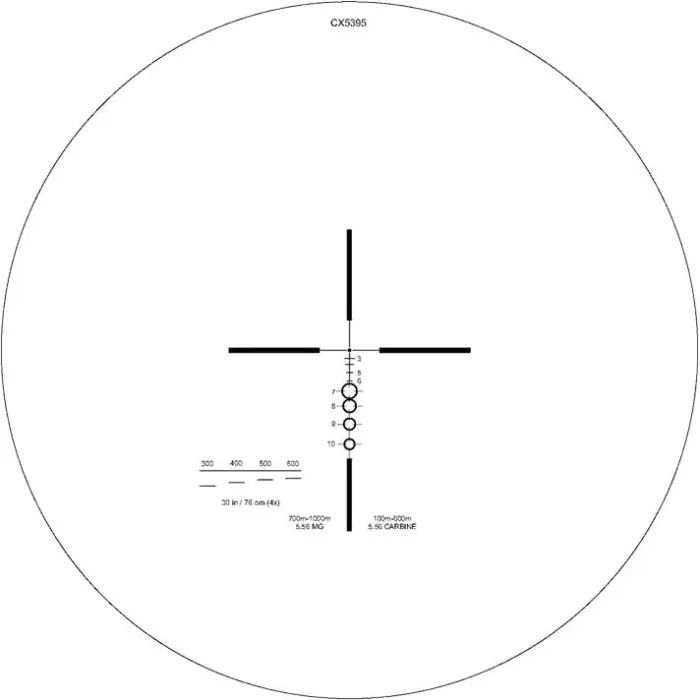 Оптичний приціл Elcan Specter DR 4x/1x DFOV4-B146-C10 (для калібру 5.56) (DFOV4-B146-C10) зображення 5