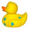 Іграшка для ванної Funny Ducks Качка Жовта у блакитних сердечках (0905) зображення 3