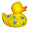 Іграшка для ванної Funny Ducks Качка Жовта у блакитних сердечках (0905) зображення 5