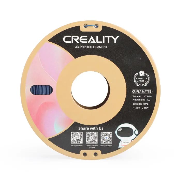 Пластик для 3D-принтера Creality PLA matte 1кг, 1.75мм, black (3301010297) изображение 4