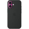 Чехол для мобильного телефона Apple iPhone16 Silicone Case with MagSafe - Black (MYY13ZM/A) изображение 4