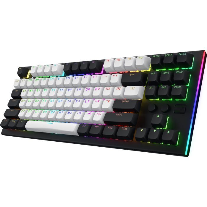 Клавиатура Hator Gravity TKL Orange USB White (HTK561UA) изображение 4