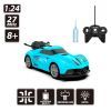 Радиоуправляемая игрушка Sulong Toys Spray Car - Sport (голубой, 1:24, свет, функция туман) (SL-354RHBL) изображение 12