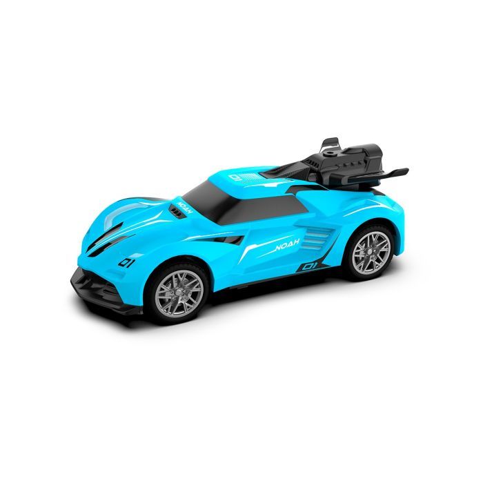 Радиоуправляемая игрушка Sulong Toys Spray Car - Sport (голубой, 1:24, свет, функция туман) (SL-354RHBL) изображение 7