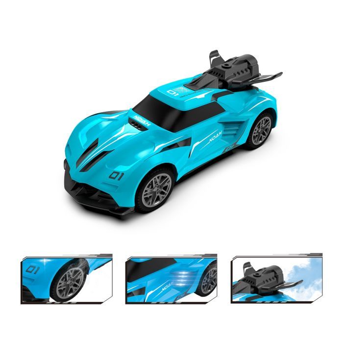 Радиоуправляемая игрушка Sulong Toys Spray Car - Sport (голубой, 1:24, свет, функция туман) (SL-354RHBL) изображение 8