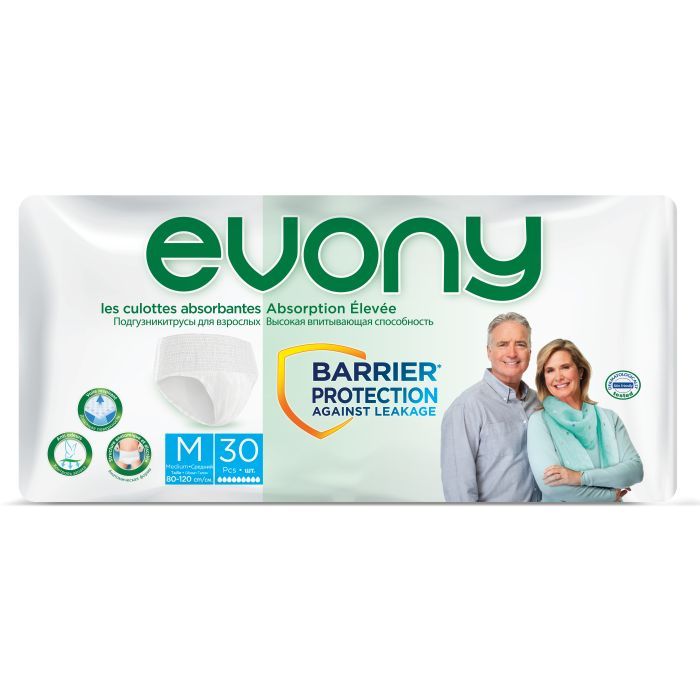 Подгузники для взрослых Evony Трусики 2 Medium 30 шт (8690536805518)
