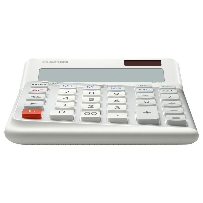 Калькулятор Casio DE-12E-WE-WA-E, білий (CALC-CAS-DE-12E-WE-W) зображення 3