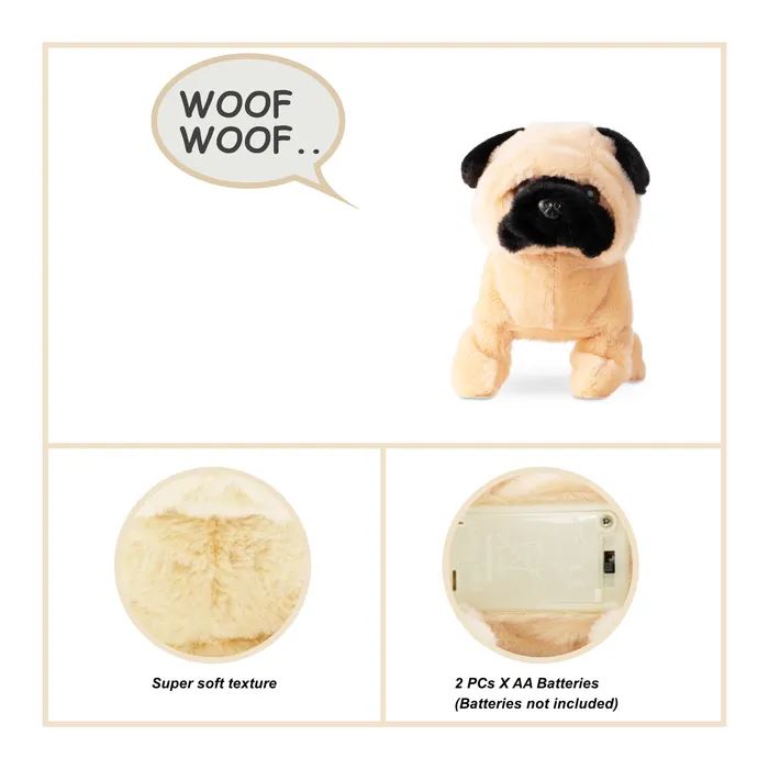 Интерактивная игрушка Pugs at Play Мопс Peanut (ST-PAP28) изображение 6