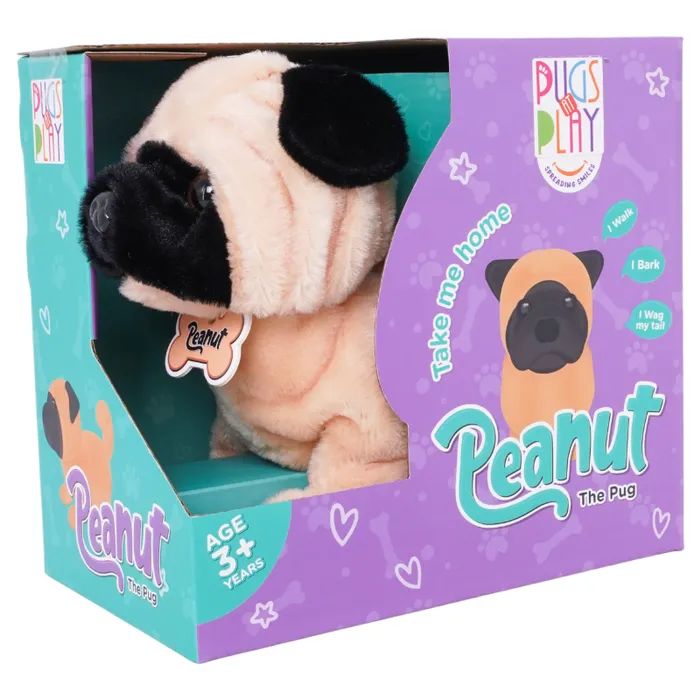 Интерактивная игрушка Pugs at Play Мопс Peanut (ST-PAP28) изображение 8
