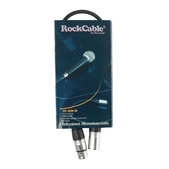 Микрофонный кабель RockCable Microphone Cable 0.5m (RCL 30300 D7) изображение 2
