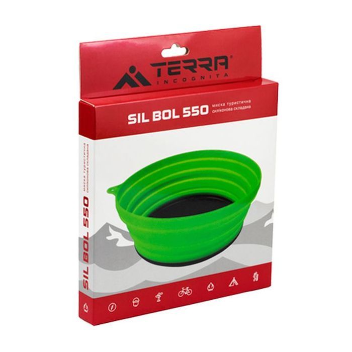 Миска туристическая Terra Incognita Sil Bol 550 (4823081506249) изображение 5
