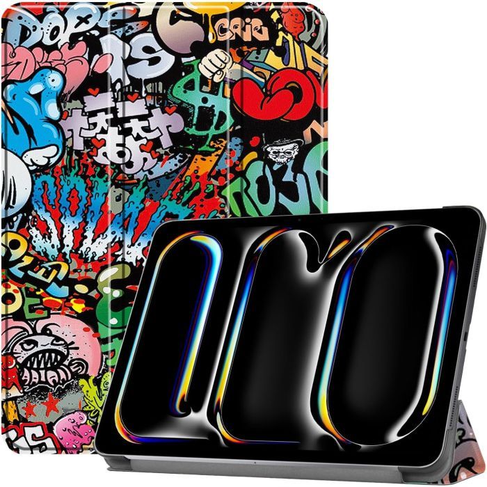 Чехол для планшета BeCover Smart Case Apple iPad Pro 11" M4 2024 Graffiti (711637)